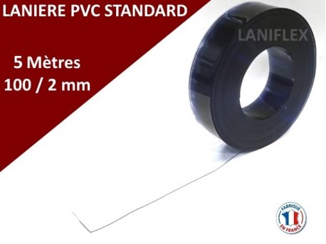 Plastique souple transparent PVC STANDARD, AU MÈTRE