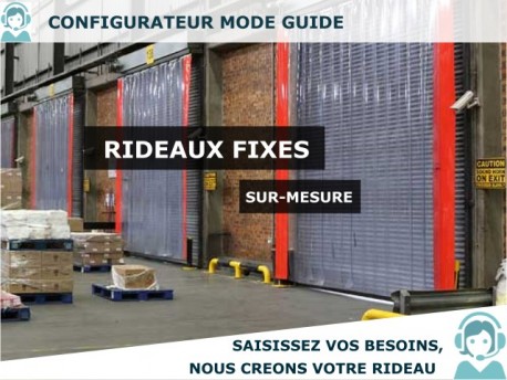 RIDEAUX LANIERES PVC FIXES RIDEAU FIXE A LANIERES PVC SOUPLES